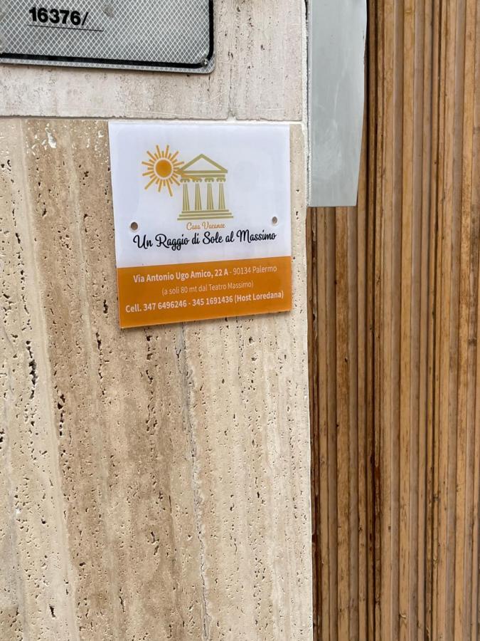 Un Raggio Di Sole Al Massimo Palermo Exterior foto